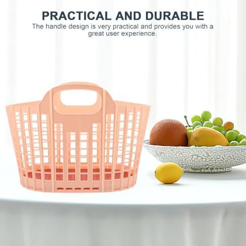Hemoton Portable Kitchen Fruit Basket 12.20X8.07 Inch Lightweight