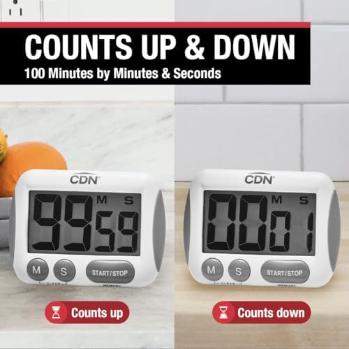 CDN Extra-Big Digit Timer | Counts Up & Down, 100 Minutes by Minutes &