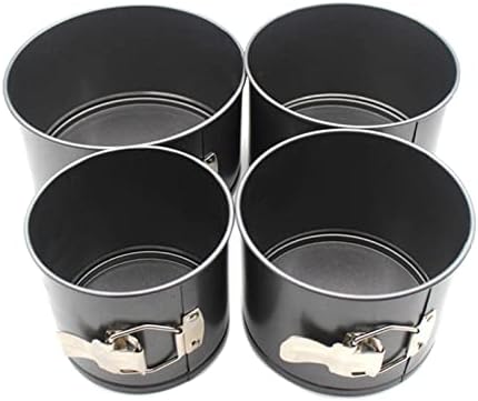 4 Pcs Springform Pan (4inch, 5inch, 6inch, 7inch), Cake Tin for