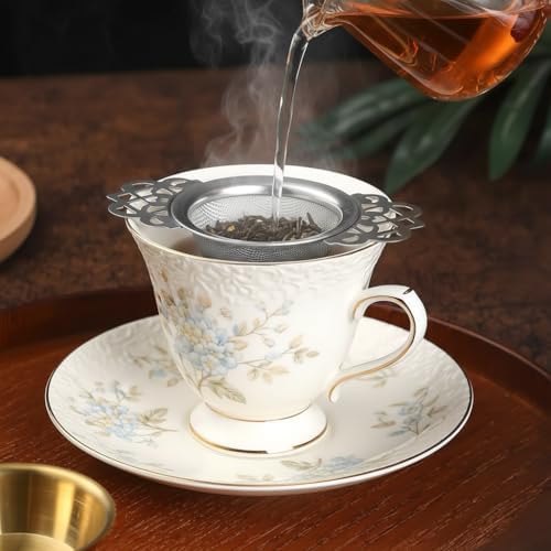 6 Pack Mesh Tea Filter Strainers, 304 Stainless Metal Tea Infuser, Tea