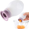 Egg Separator for Raw Eggs, Silicone Egg White Separator, Fun & Easy