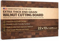 End Grain Walnut Chopping Block, 22x13 inch, Made in USA