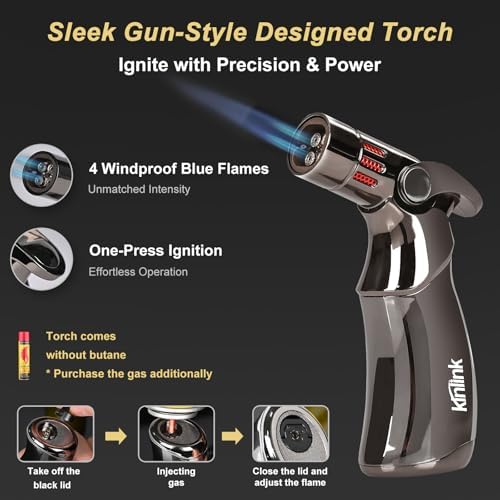 Whiskey Smoker Kit with Torch - No Butane, 6 Flavors Wood Chips, 2