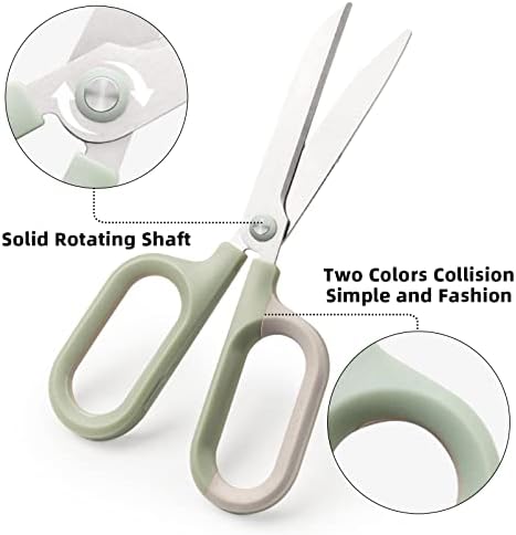 Multipurpose Scissors, Comfort-Grip Handles Sharp Scissors for Office