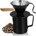 Pour Over Coffee Maker 350ml Milk Frothing Pitcher Stainless Steel
