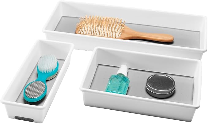 madesmart 3 Bin Drawer Organizer Set, Office & Bathroom, Organizer - Image 10