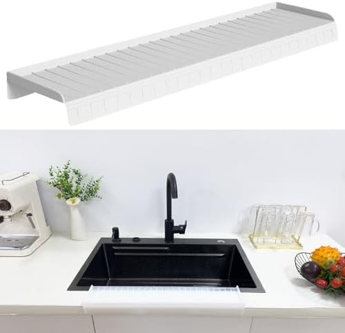 Silicone Sink Edge Protectors for Bathroom and Kitchen Sink Splash