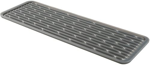 OXO 1372100 Good Grips Silicone Stemware Drying Mat, Gray