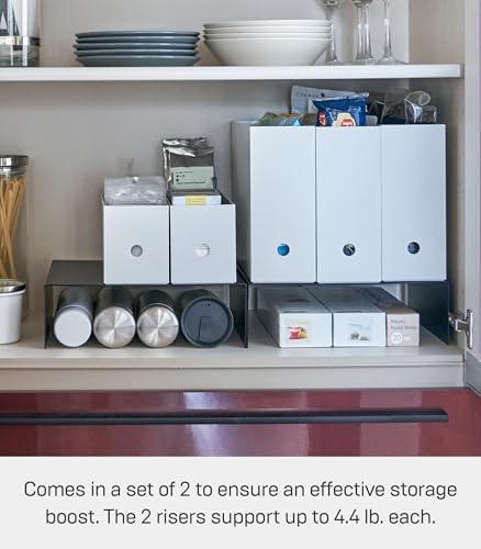 YAMAZAKI Home Tower Steel Under Cabinet Bottom Shelf Storage