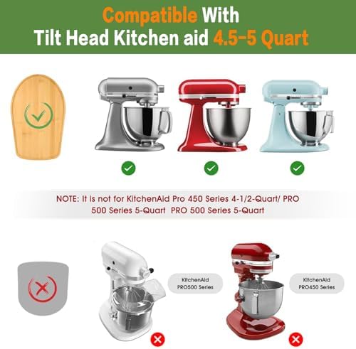 Bamboo Mixer Slider for KitchenAid 4.5-5 Quart Mixer