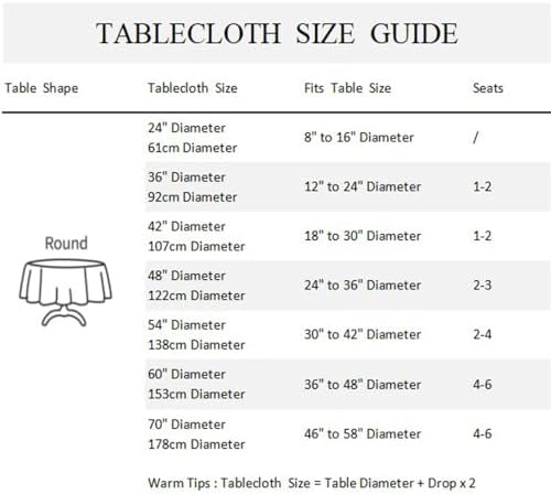 Grey Leaves Round Tablecloth 42 Inch Spring Leaf Printed Rustic