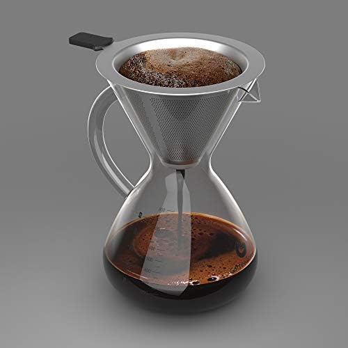 Coffee Gator Pour Over Coffee Maker & Gooseneck Kettle, 27oz, 40oz