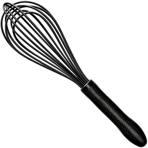 TEEVEA Silicone Whisk 11 Inch, Nonstick Heat Resistant for Cooking