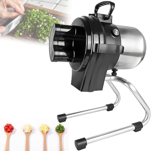 Electric Vegetable Chopper, 1-5mm Slicer/Shredder