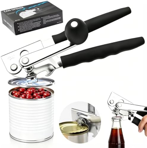 Decorwell Manual Can Opener Heavy Duty Stainless Steel, Commercial Can