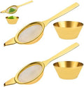 ASTIMESA 2 Sets Stainless Steel Matcha Sifter Sieve with Base, 2.2''