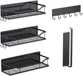 5-Pack Magnetic Shelf Laundry Organizer for Washing Machine