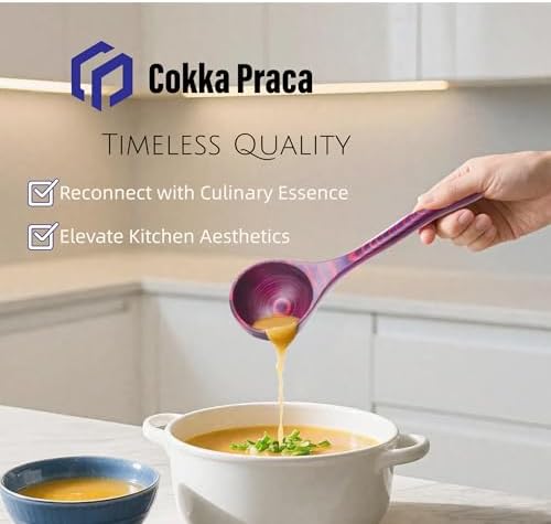 8 PCS Pakkwood Kitchen Utensil Set | Kitchen Cooking Utensil Set with