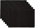 DII Basic Everyday Ribbed Tabletop 100% Cotton, Placemat Set, 13x19