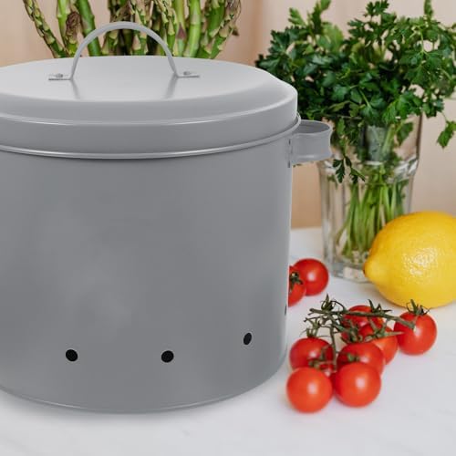 3pcs Iron Potato Storage Buckets with Vent Design and Handle