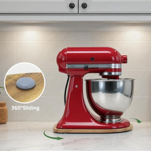 Acacia Mixer Slider Mat for KitchenAid 4.5-5 Qt Mixer
