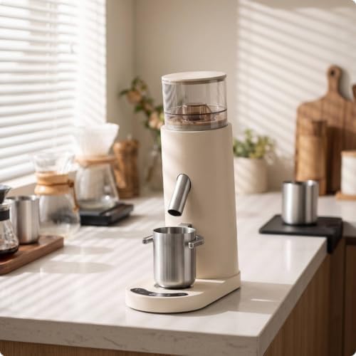 Electric Burr Coffee Grinder, 60-Step, Black