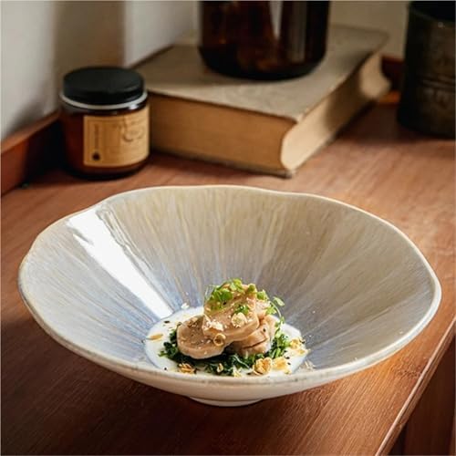 Glass Salad Bowls, Mixing,High Color Kiln Change 7.5 Inch Ceramic Bowl
