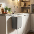 2.4 Gallon Stainless Steel Hanging Trash Can with Lid