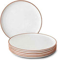 Mora Ceramic Dinner Plates Set of 6, 10 inch Dish Set - Microwave