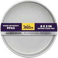 Wilton Aluminum Round Cake Pan, Made Without PFAS, 8 x 3 in