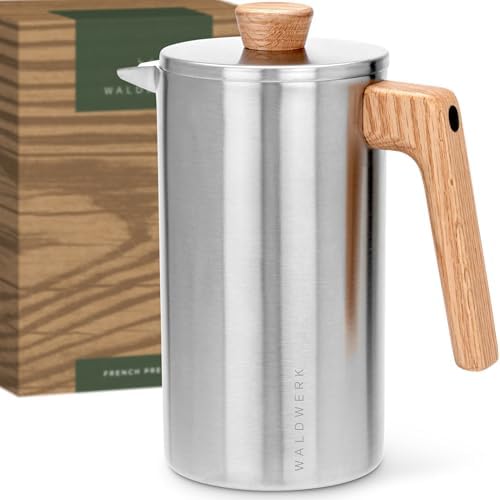 WALDWERK 34 oz Stainless Steel French Press