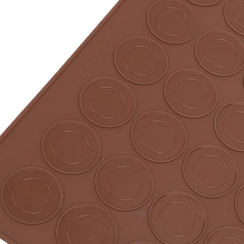 Qinlorgo Silicone Macaron Mat, 10 Sheets Non Stick Baking Mat with 30