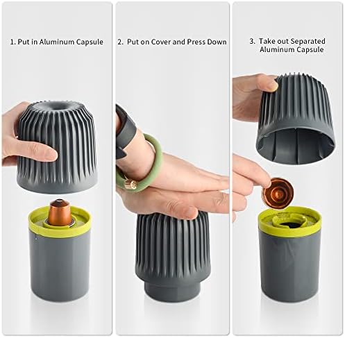 Aluminum Coffee Capsules Recycling Box - CAFEMASY Coffee Pods Recycler