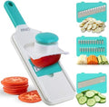 DINM Handheld Mandoline Slicer, Stainless Steel, 3 Blades