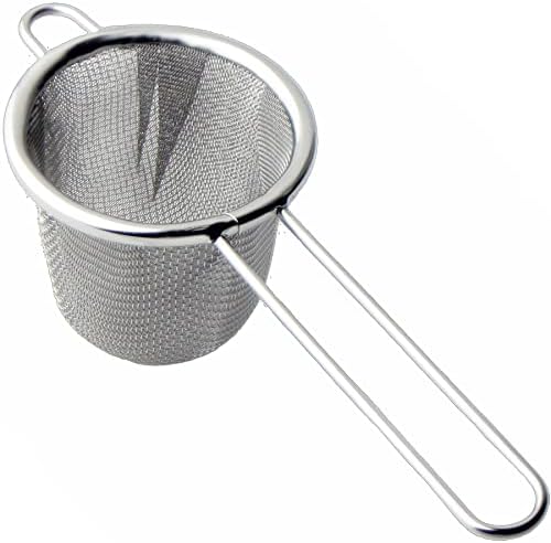 Nagao Tea Strainer, Deep Type, Double Layer, Small, 18-8 Stainless