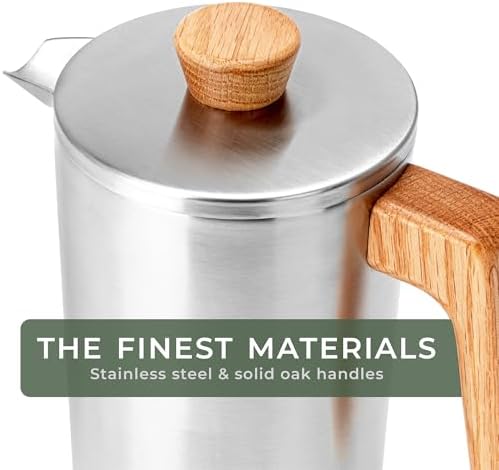 WALDWERK 34 oz Stainless Steel French Press