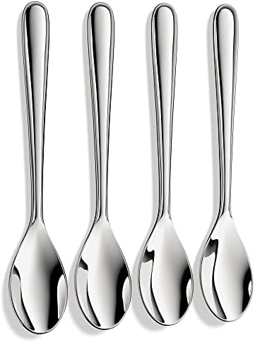 Demitasse Espresso Spoons,Forged 18/10 Stainless Steel,4.7 Inch,Set of