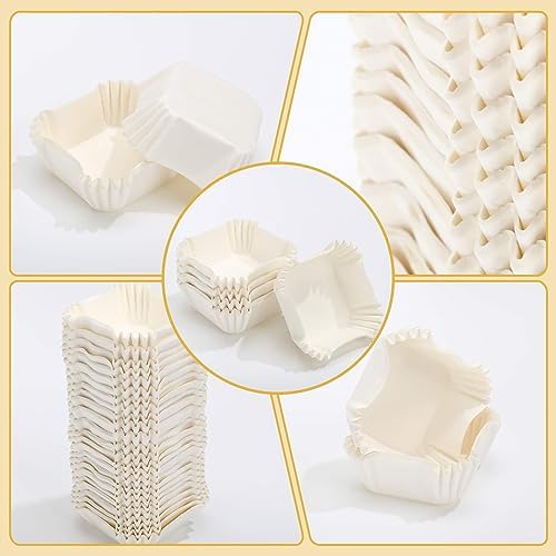 Lallisa 2 Baking Pans 500 Cupcake Liners, 12 Cavity Non Stick Set