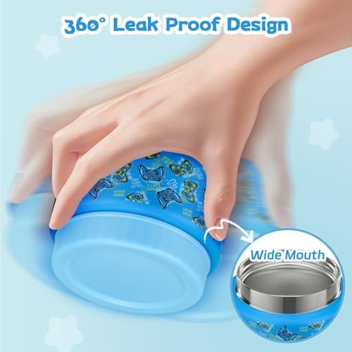 Bento Lunch Box Kids and 9oz Soup Thermos – 5.5-Cup Leakproof Kids
