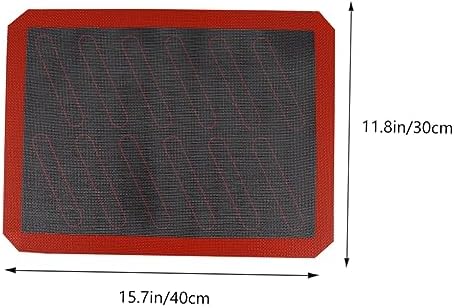 SOLUSTRE Silicone Baking Mat Non Stick Oven Pad Heat Resistant Glass