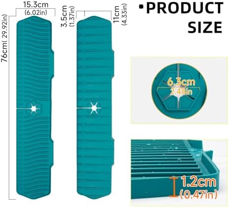 30 Inch Sink Splash Guard, Large Size Kitchen Sink Splash Guard