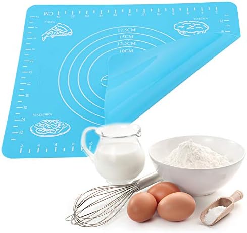 Tyenaza Silicone Baking Mat, 11.5'' x 10.2'' Non-Stick Pastry Mat with