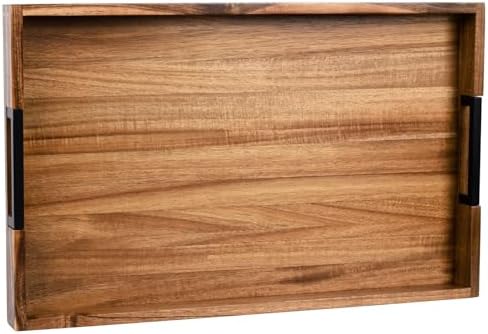 Joy&Grace Large Ottoman Tray for Living Room and Coffee Table