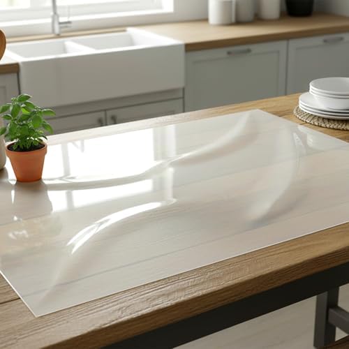 Silicone Mats, 2 Pack, 24 x 36 Inches, Translucent