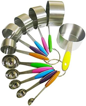 New Version! 11 Piece Measuring Cups And Spoons Set by Laxinis World
