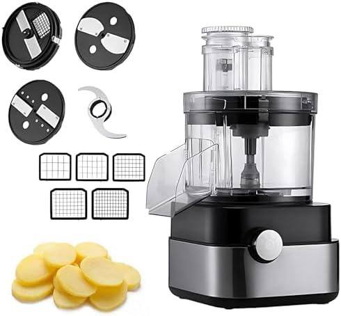 Electric 5-in-1 Veggie Chopper, 600W, 1.32 Gal Bowl