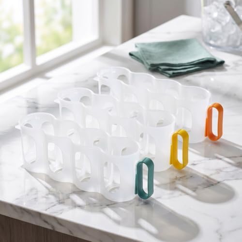Veemoon 3-Piece Portable Soda Can Organizer for Refrigerator