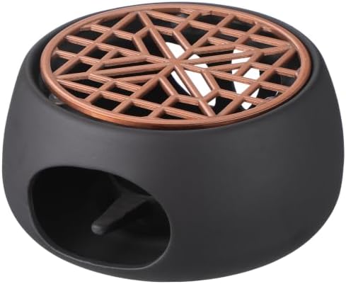 Japanese Ceramic Teapot Warmer Base with Candle Holder for Tea Kettles