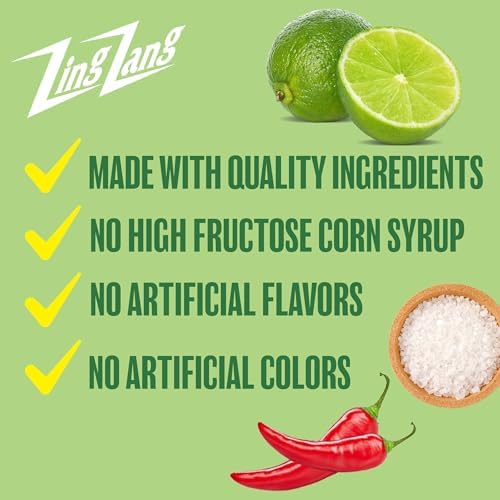 Zing Zang Cocktail Salt Rimmer, Bold Bloody Mary Flavor (3 Oz) for
