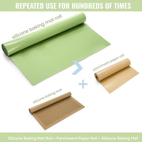 ZOOFOX 12 IN x 8 FT Silicone Baking Mat Roll